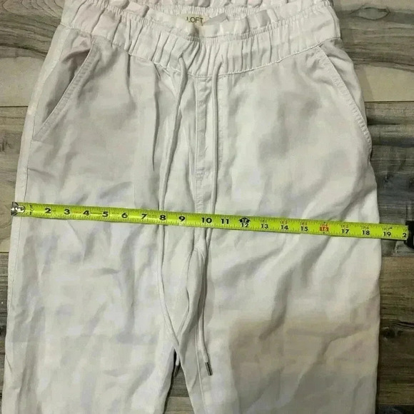 NWT Loft Beach Pants Casual Pants Women’s White size XS - Picture 7 of 11